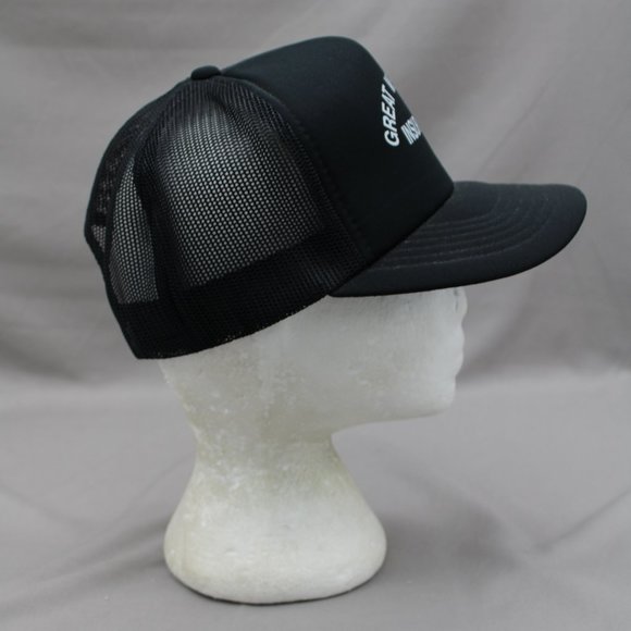 Vintage Screened Trucker Hat - Great West Hail Insurance - Adult Snapback - Picture 6 of 8